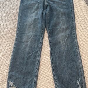 Judy Blue Distressed Straight Leg Jeans